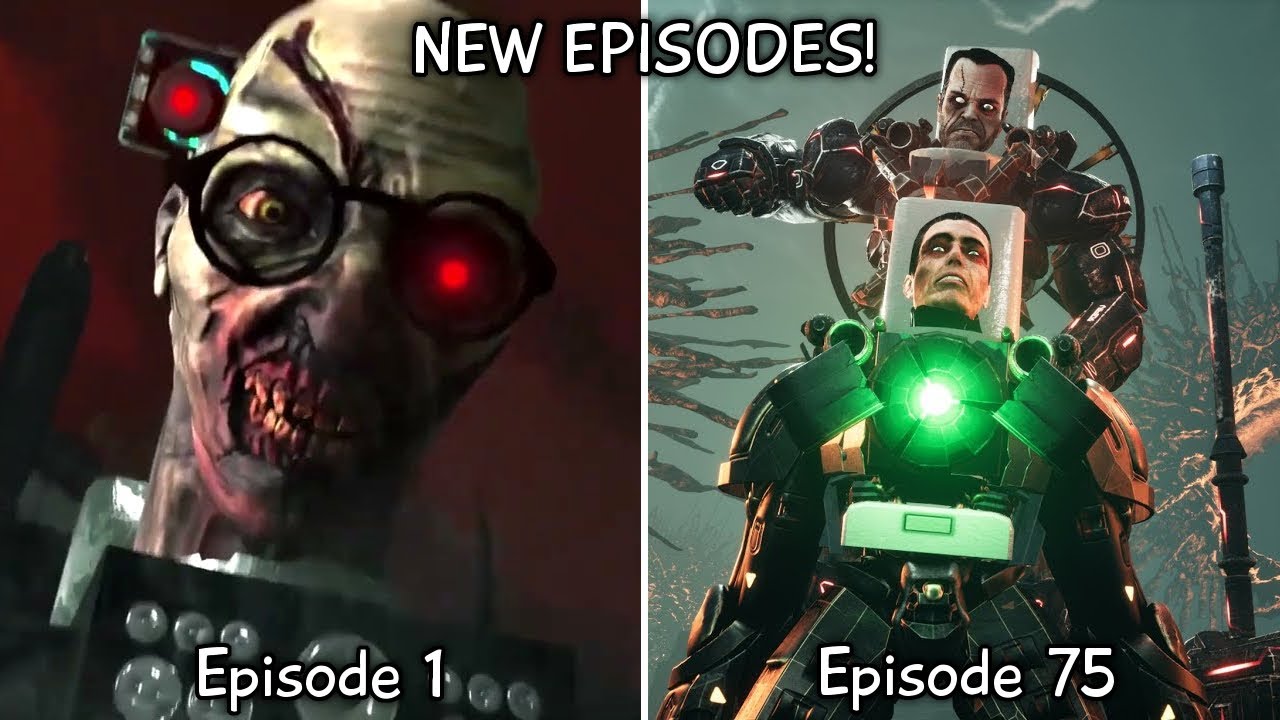 Skibidi Toilet Zombie Universe 1 - 75 All Episodes (60 FPS REMASTERED) Upgraded G-MAN (Ep. 76?)