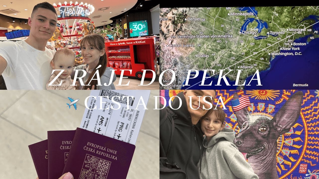 ✈️ Z RÁJE DO PEKLA - CESTA DO USA 🇺🇸