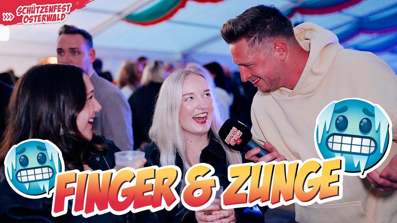 Finger & Zunge 🥶🥶 Straßenumfrage Schützenfest Osterwald