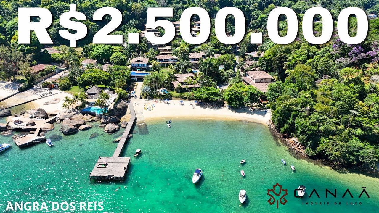 LINDA CASA COM ESPETACULAR VISTA PARA O MAR EM ANGRA DOS REIS - RJ