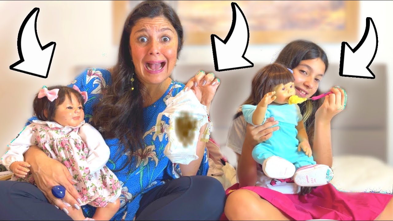 QUEM É A MELHOR MÃE DE uma BEBÊ REBORN EM 24 HORAS!!