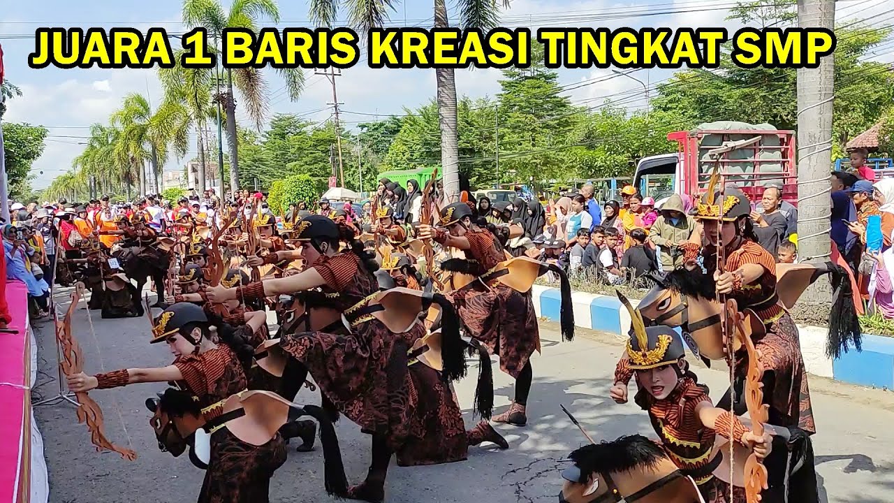 JUARA 1 BARIS KREASI TINGKAT SMP !! SMPN 1 TULUNGAGUNG(LOMBA BARIS KREASI KETANDAN TULUNGAGUNG 2023)