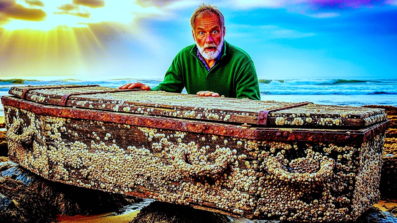 Visser Vond Een DOODSKIST Die De Zee Aanspoelde, Hij Opende Hem En Barstte In Tranen Uit!