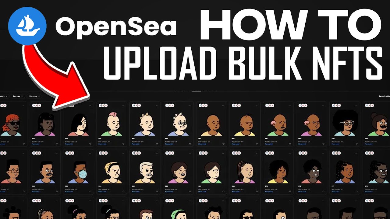 How To Bulk Upload NFTS On Opensea - EASY! (2025)
