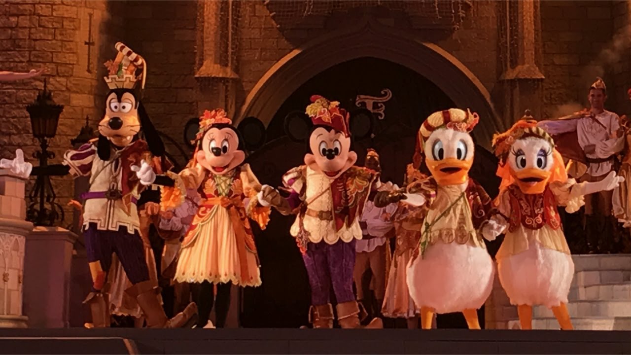 Mickey's Royal Friendshp Faire at Dusk with Fall Finale