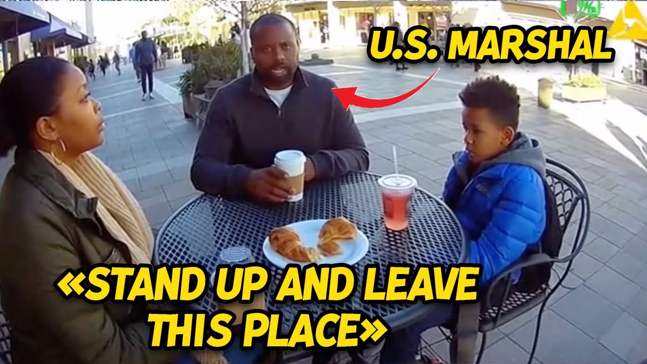 Racist Officer Kicks Black Family Out Of Cafe, Not Knowing He Deals With Us Marshal, FIRED