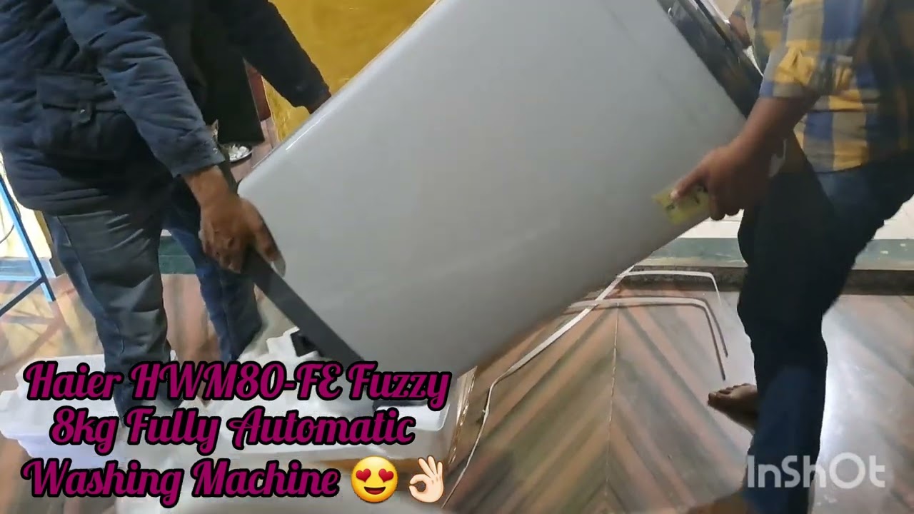Unboxing Haier 8Kg Fully Automatic Washing Machine