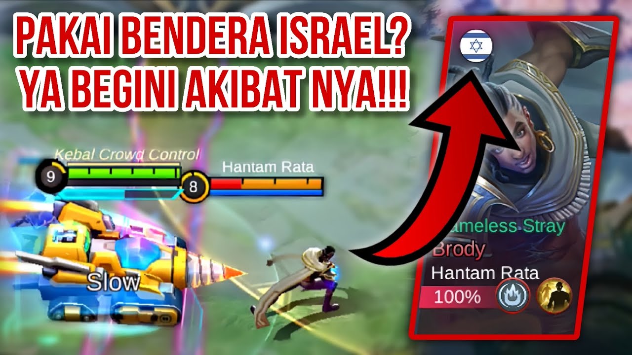 KETEMU MUSUH BENDERA ISRAEL❓AUTO LOCK SAMPE BASE❗