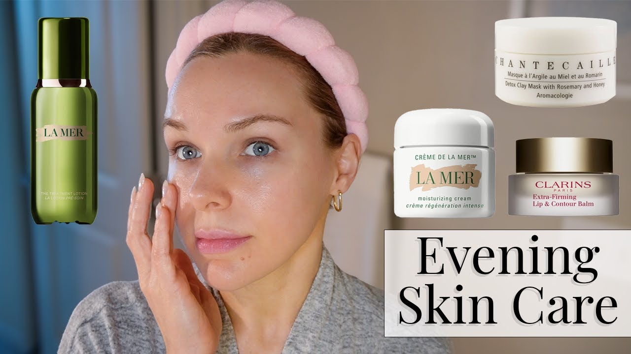 My Nighttime Skincare and How I Do My Nails At Home