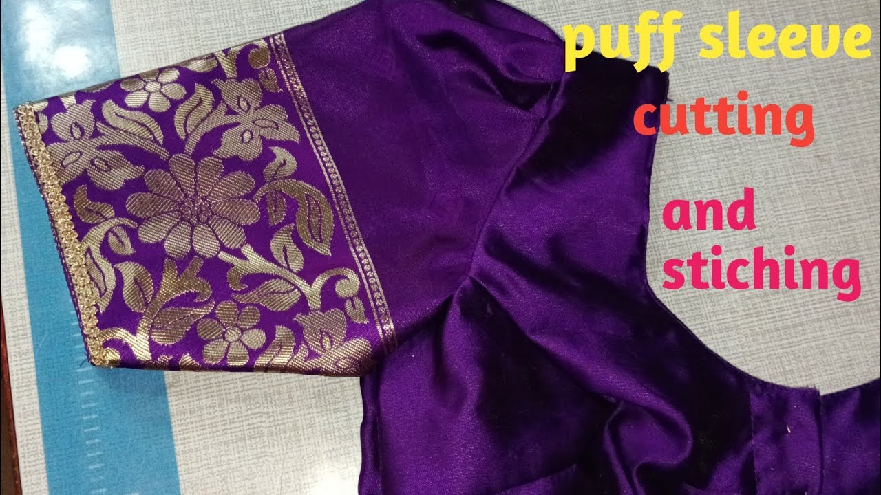 Puff sleeve cutting and stitching।। फुगे वाली बाजू की ✂️ कटिंग।।trending sleeve 