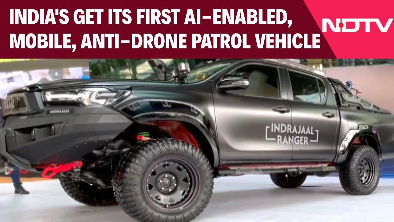 Indrajaal Ranger | India's First Fully Mobile, AI-Enabled Anti-Drone Patrol Vehicle Launched