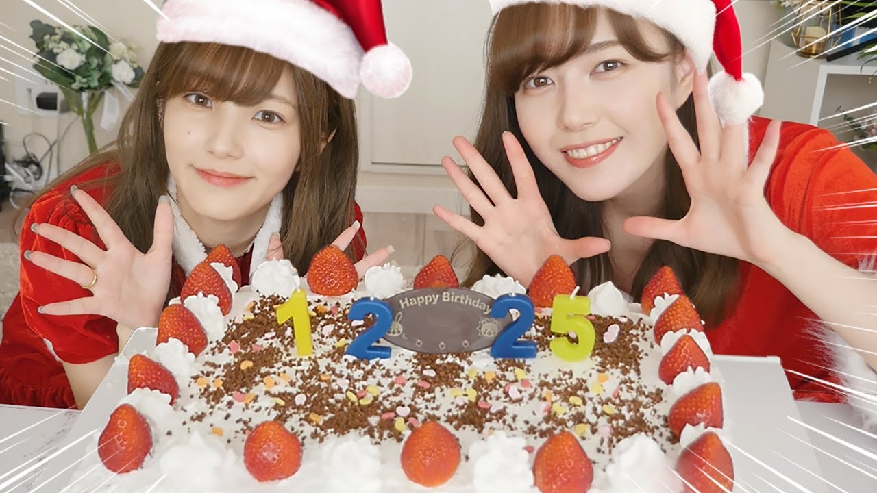 【ほぼ初対面】かすちゃんと巨大ケーキ作り女子会！！※トーク内容がリアルすぎ。