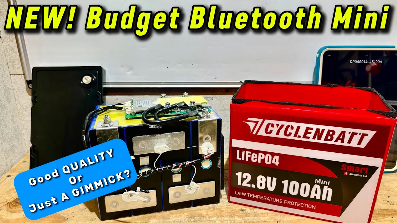 CYCLENBATT 12.8V 100Ah SMART mini LiFePO4 Lithium Battery Review & Teardown