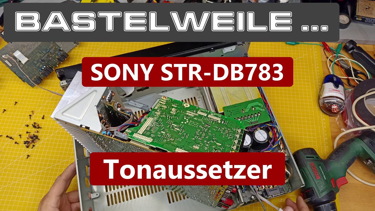 𝗕𝗮𝘀𝘁𝗲𝗹𝘄𝗲𝗶𝗹𝗲: ⚡️ Sony Receiver STR-DB783 Tonaussetzer?!?!