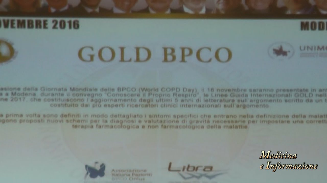 BPCO: Linee Guida GOLD per percorsi personalizzati