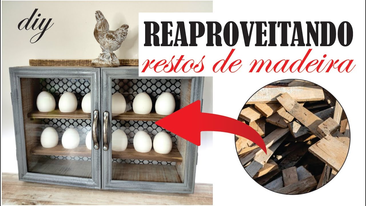 DIY| REAPROVEITANDO RESTOS DE MADEIRA | DECORAÇÃO FARMHOUSE