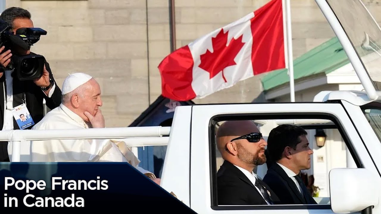 Pope Francis departs Canada after week-long 