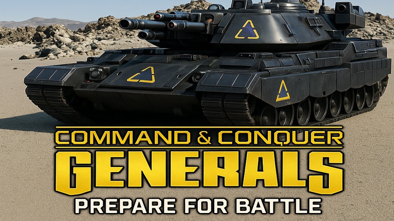 USA Laser Tank vs China - Command & Conquer Generals Prepare For Battle