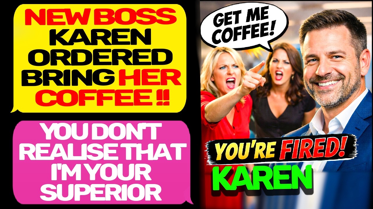 New Boss Karen ordered me to get her Coffee! Big mistake! You're fired EntitledPeople