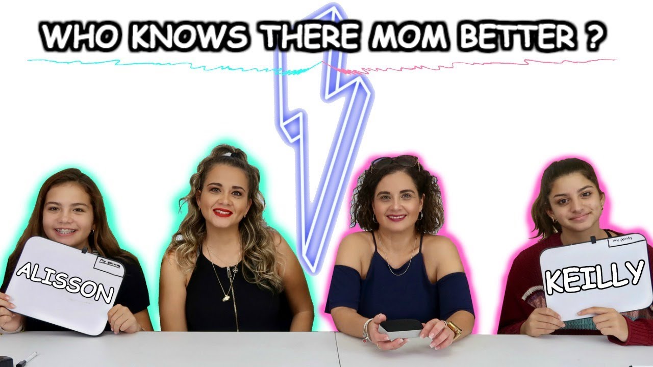 WHO KNOWS THEIR MOM BETTER ? ALISSON VS KEILLY | SISTER FOREVER
