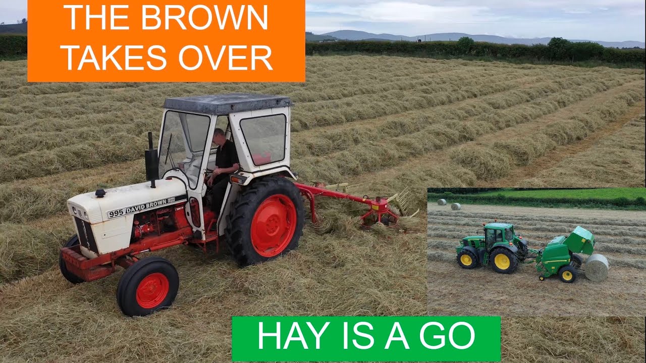 HAY GETS BALED, TOPPING AND FERTLISER GOES OUT.