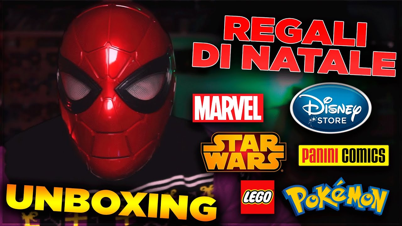 APRO i VOSTRI REGALI di NATALE + MARVEL, DISNEY, STAR WARS e POKEMON