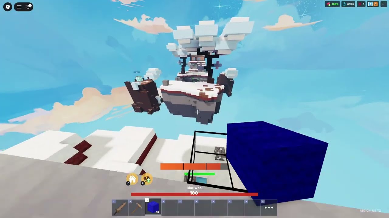 How to beat a level 100+ player! (Roblox Bedwars)