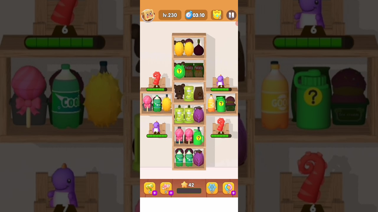 Goods Puzzle Sort Challenge Level 230 Gameplay Updated 