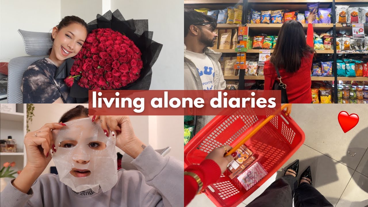 Living Alone Diaries *India* 🇮🇳 🏠✨ |  Date after so Long | Grocery Shopping and more ❤️