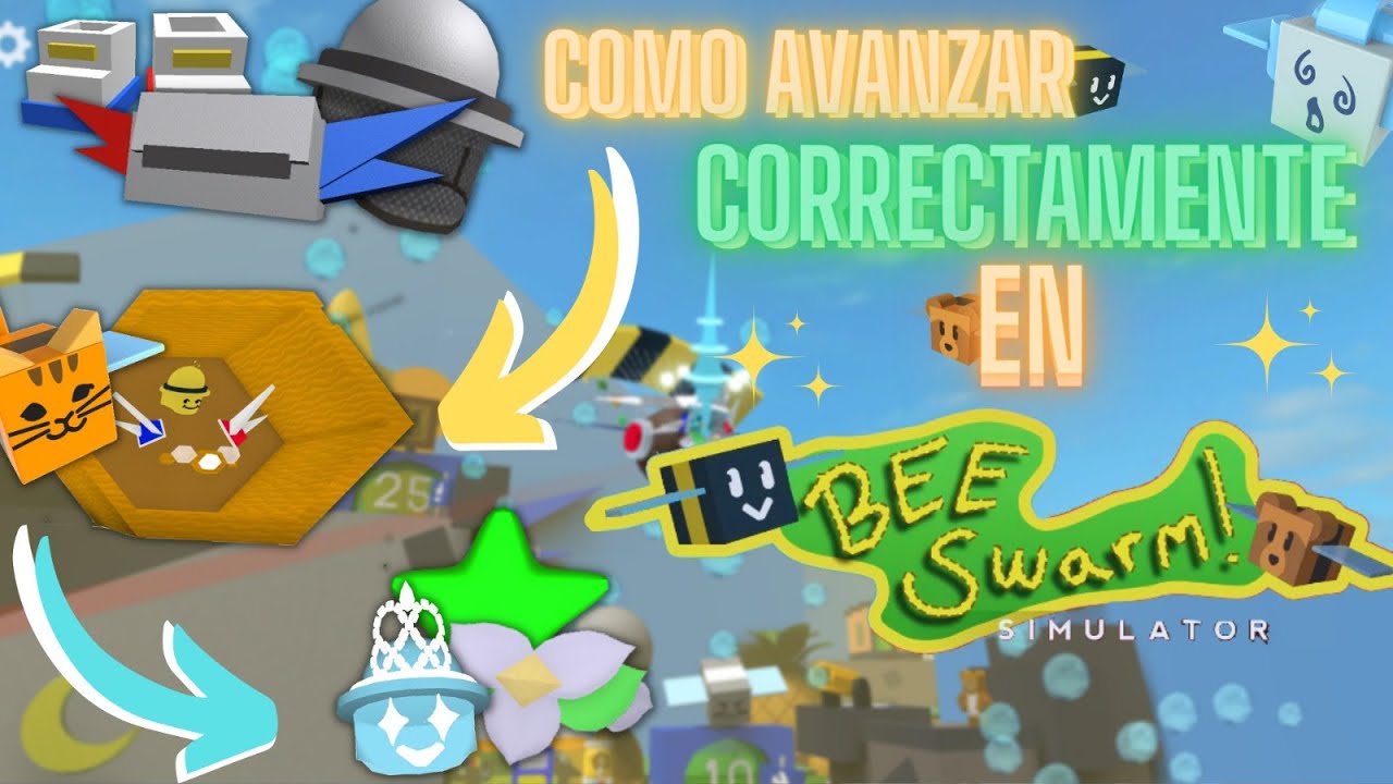 COMO AVANZAR CORRECTAMENTE EN BEE SWARM 📊💰 guia de objetos 👑| bee swarm simulator 🐝