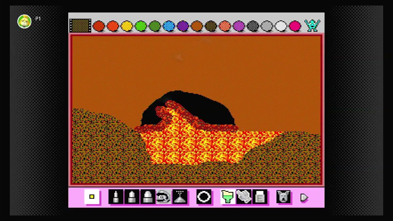 Mario paint 16x speed