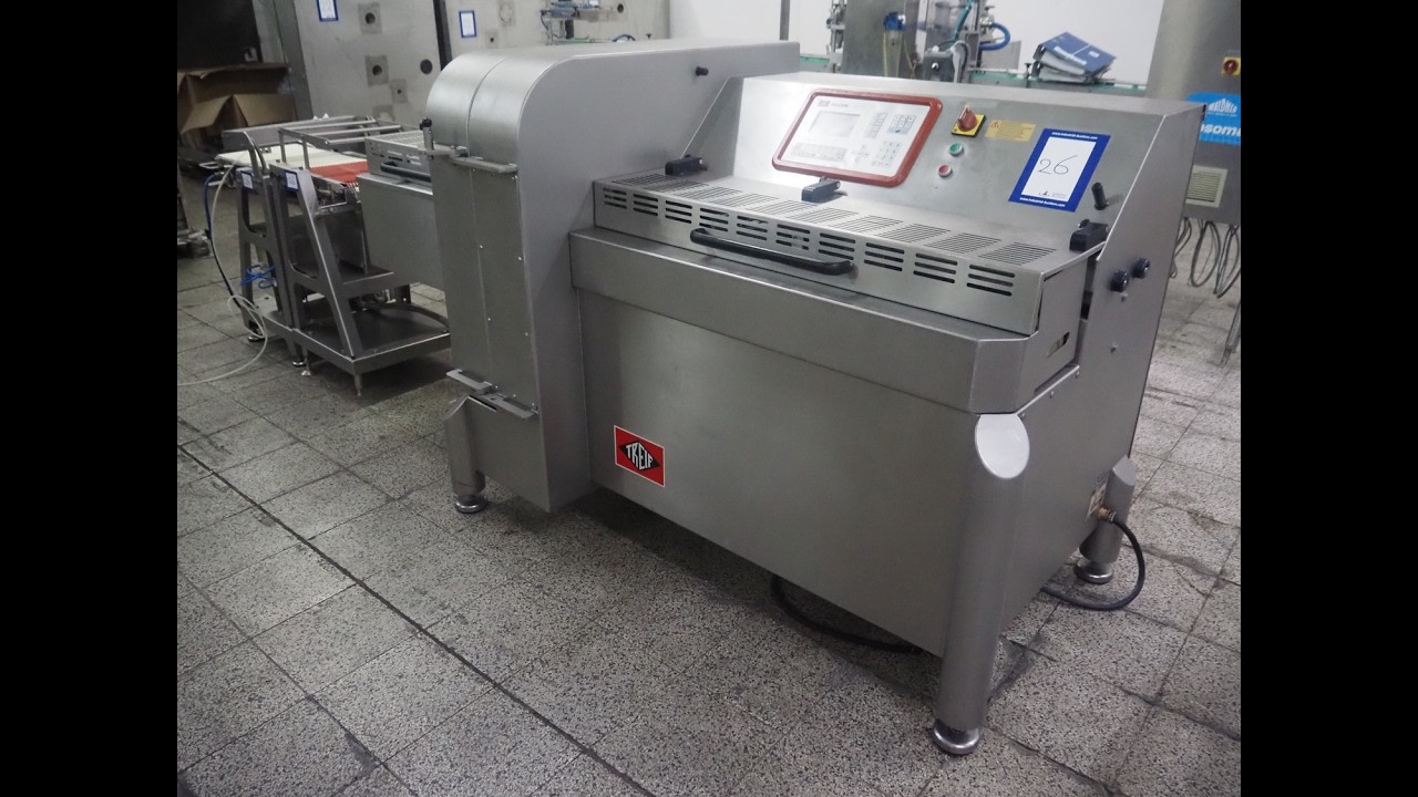 2083-26: Treif Maschinenbau GmbH slicer with checkweigher and sorting belt