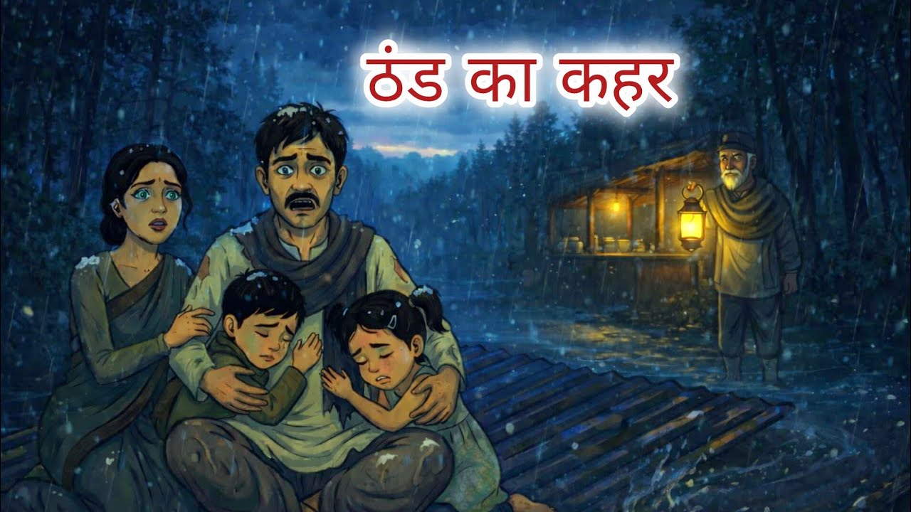 ठंड का कहर  |Thand ka kahar | Horror story|Hindi kahani |Ghost story|Darawani kahaniyan|Sandy Toons 