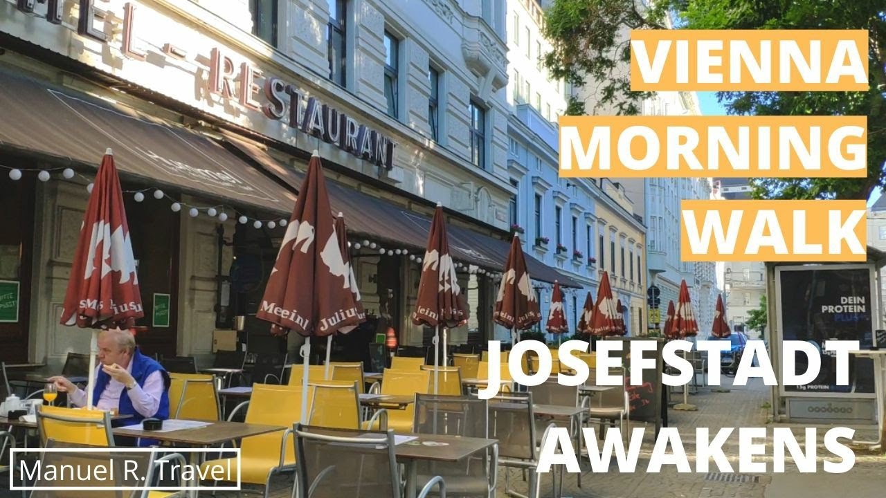 Morning Walk in Vienna - Josefstadt and Innere Stadt