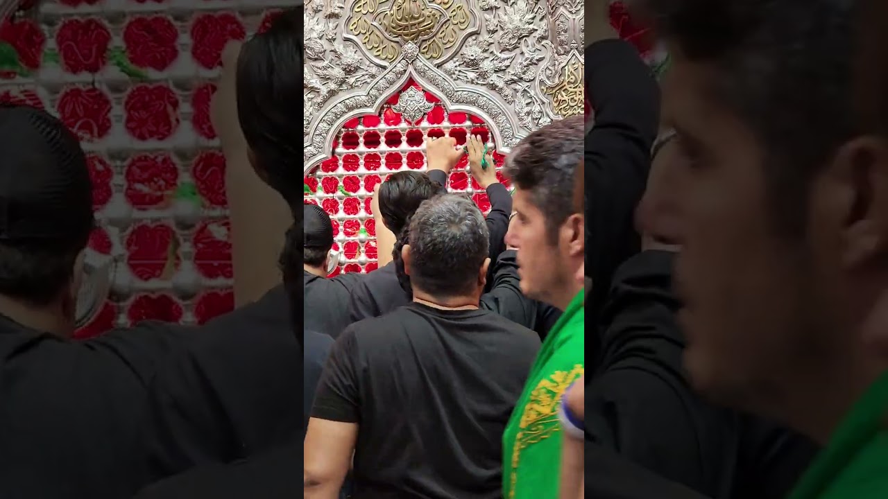 Hazrat Hussain r.a Roza Inside Ziyarat 2023 karbala Sharif | Hazrat Hussain and his family mazar