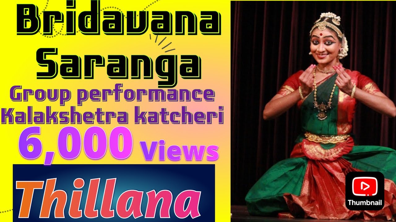 Bridavana saranaga Thillana/ Kalakshetra thillana/ Bharatanatyam dance