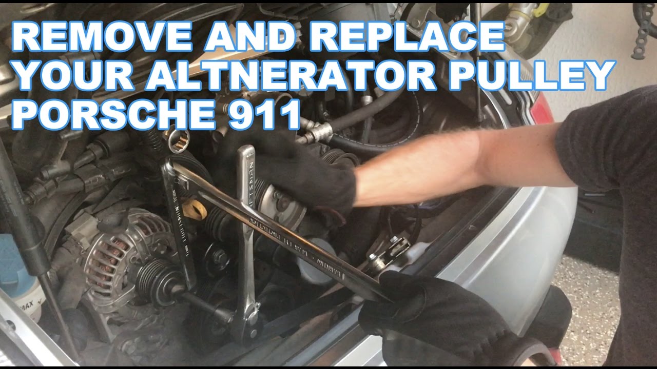HOW TO Remove and replace your alternator pulley on a Porsche 911 996