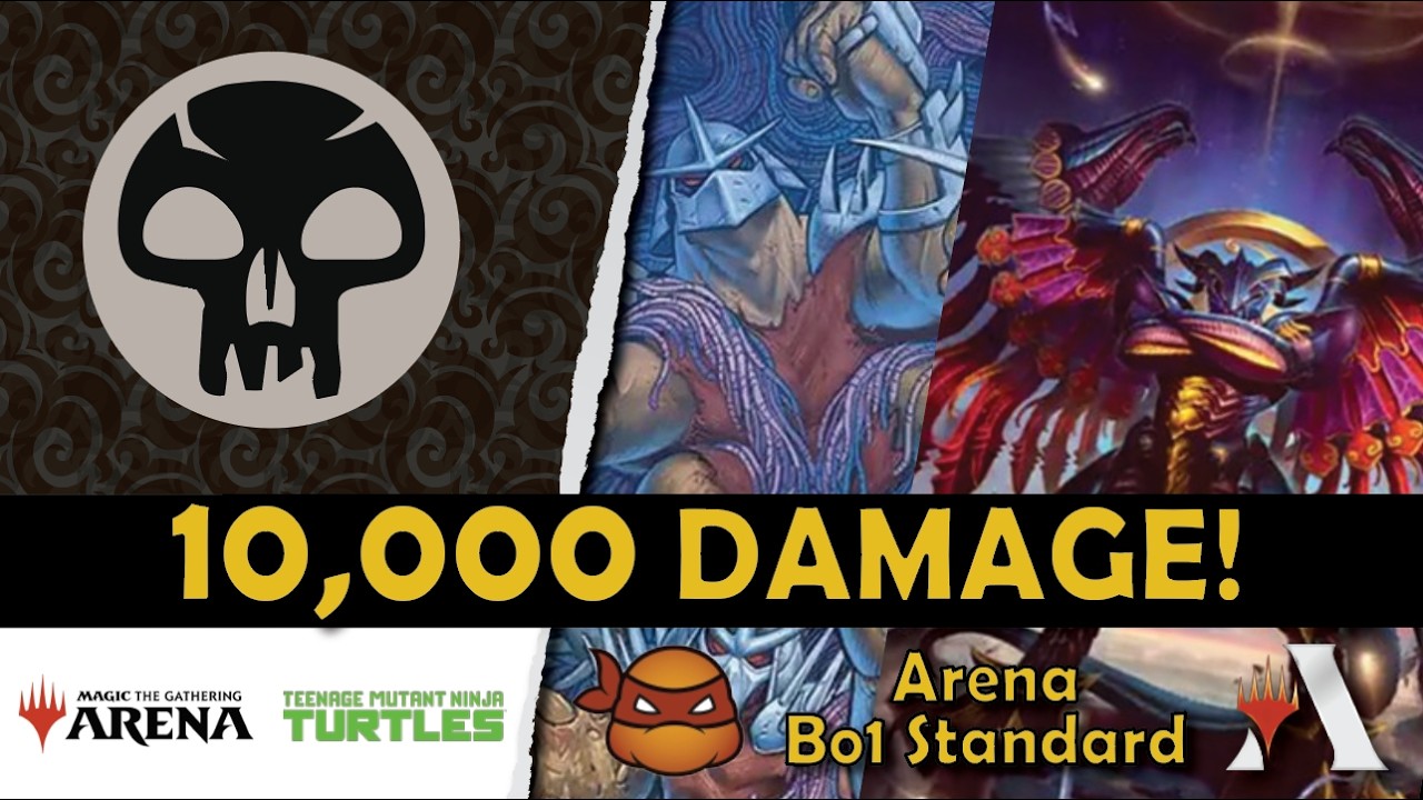 Bahamut + Shredder Clone = INSTANT Concede #tmnt #mtg #standard # #monoblack