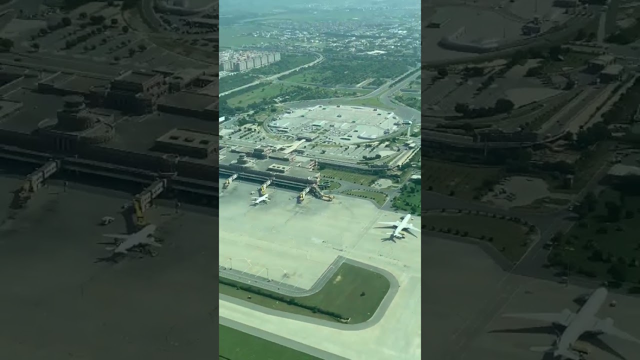 Aerial view of #Allama Iqbal International Airport (LHE/OPLA), Lahore
