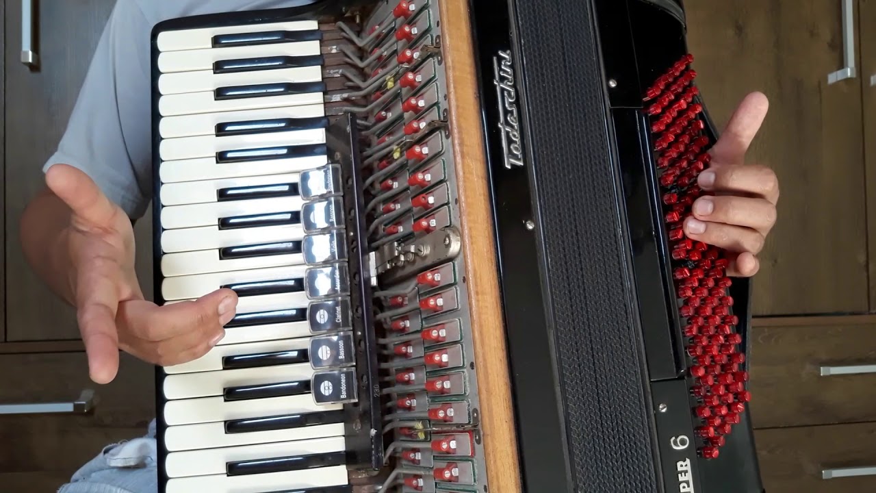 Vídeo aula Acordeon Música de #Quadrilha# Festa na roça Mário Zan com todos os detalhes!!!