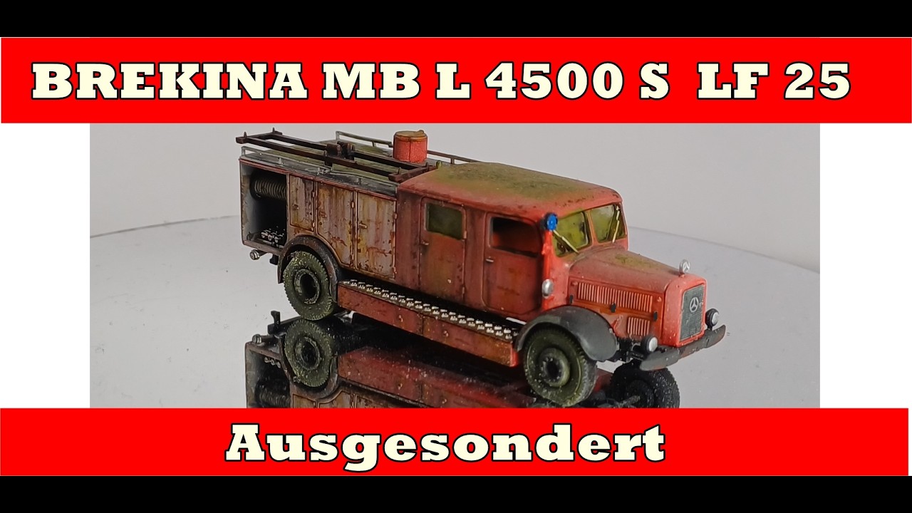 Brekina Mercedes-Benz L 4500 S LF 25 | Ausgesondert | 1:87