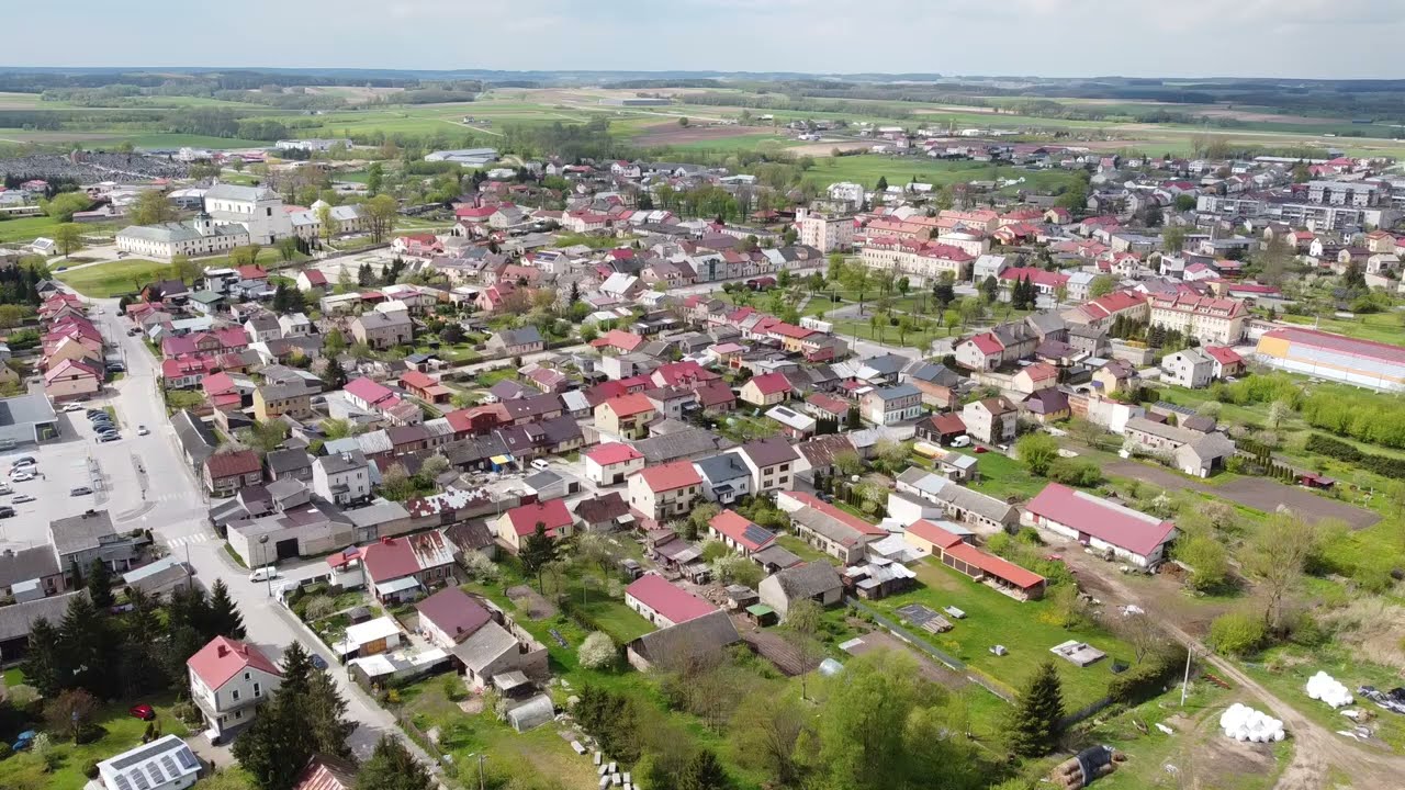 Szczuczyn i okolice z lotu ptaka