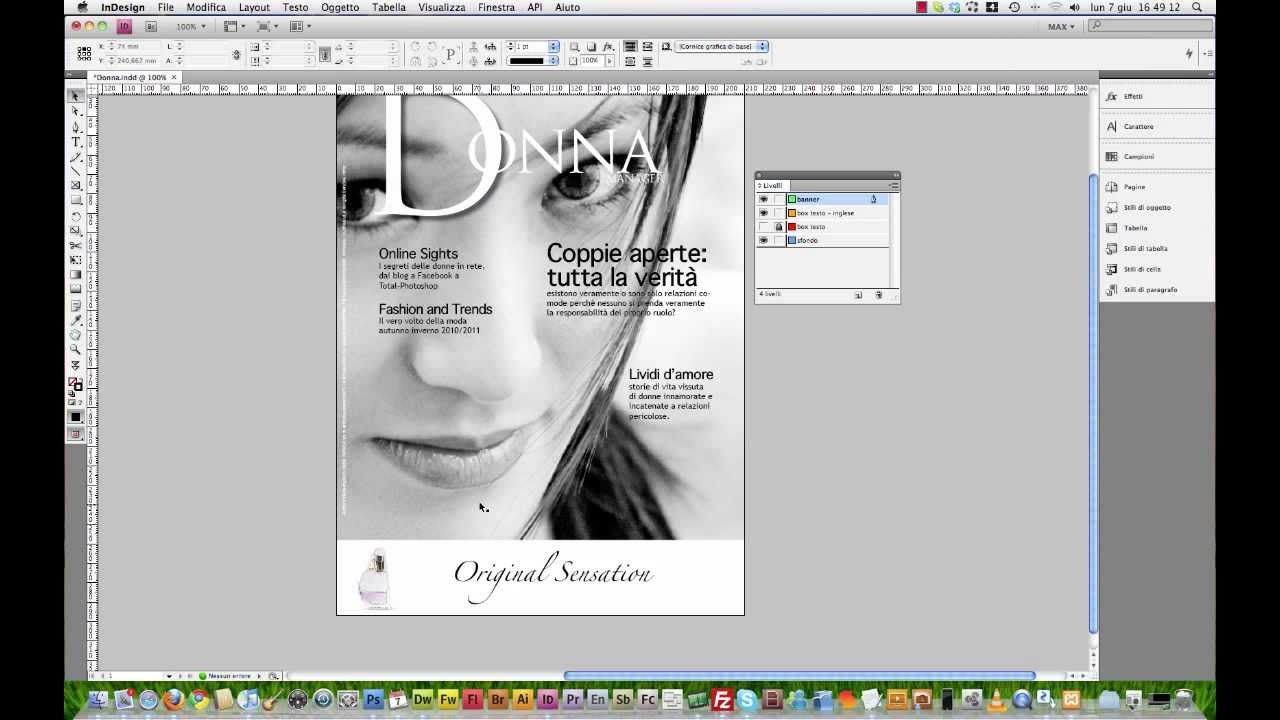 InDesign - Capire ed usare i livelli di InDesign