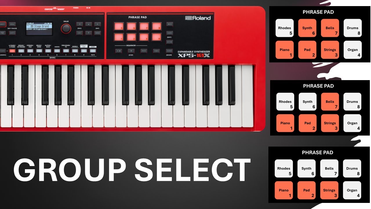 Como utilizar o Group Select no XPS-10X