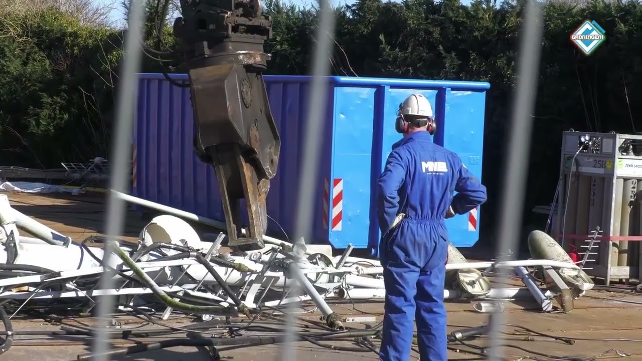 Voormalige zendmast van KPN in Stadskanaal afgebroken en nu?