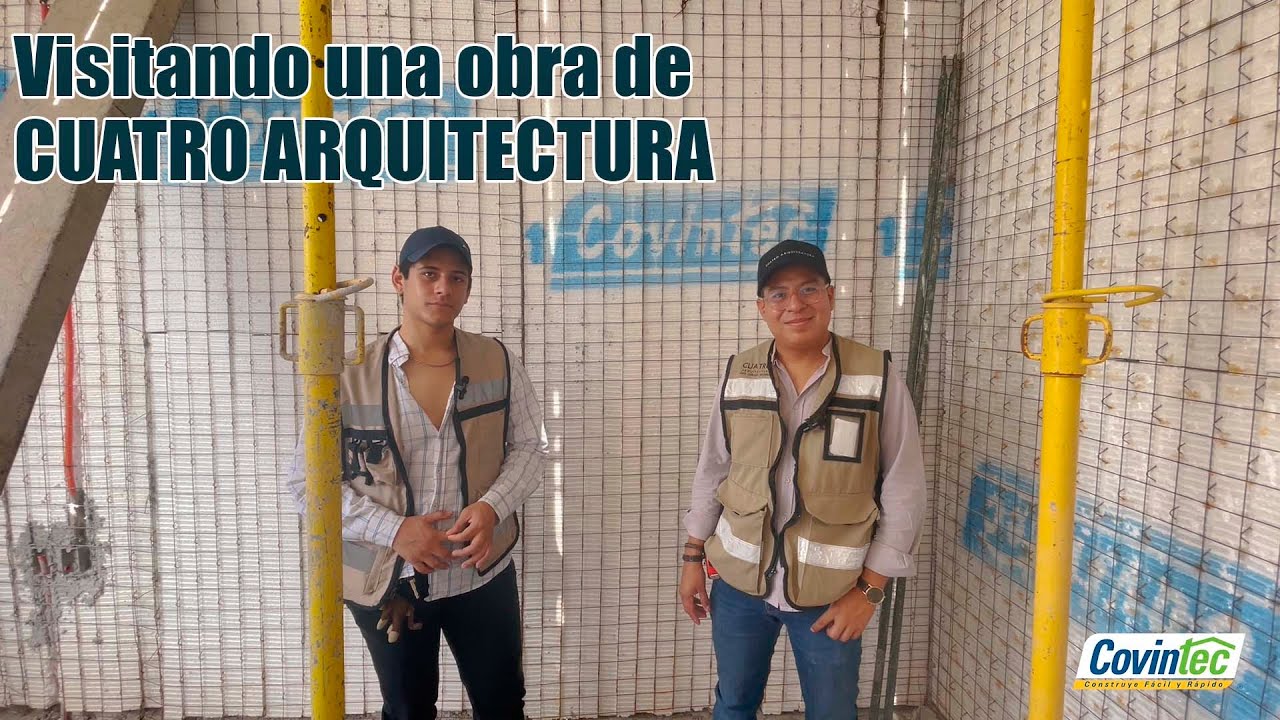 Visitando una obra de PANEL COVINTEC en GUADALAJARA con CUATRO ARQUITECTURA