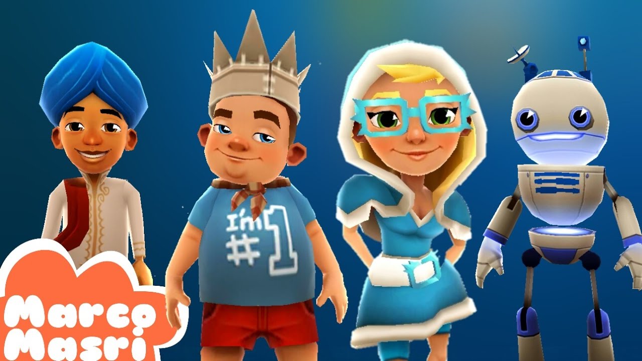 Subway Surfers Blue Pack | ELF TRICKY, JAY, KING and TAGBOT