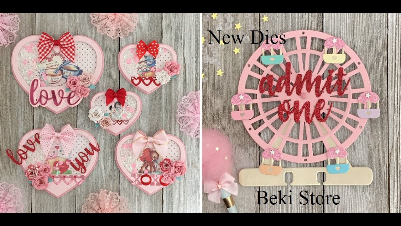 Heart Polaroid Shaker & Ferris Wheel Memorydex Card & More | New Dies Beki Store