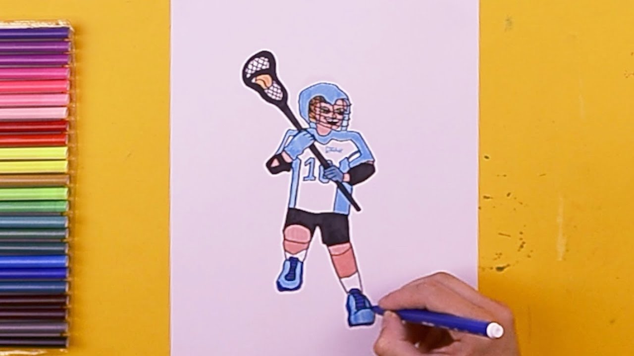 How to draw Lacrosse Game