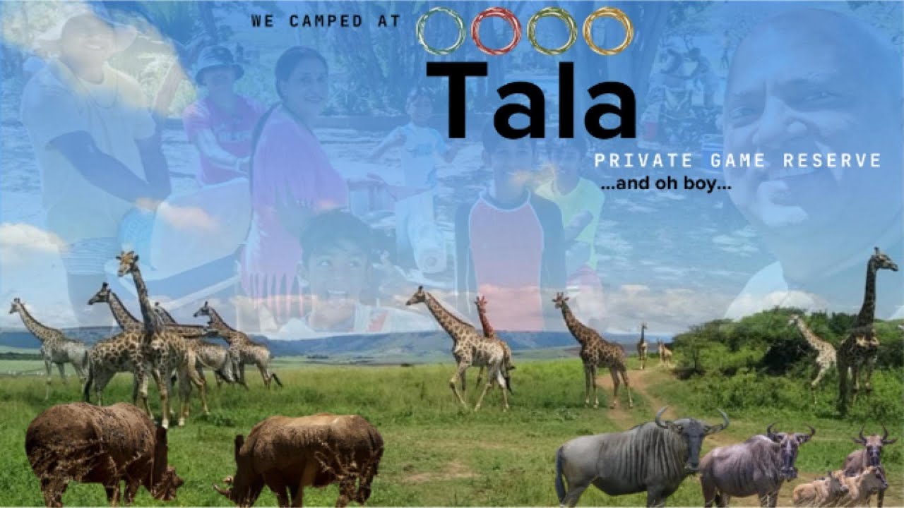 We camped at Tala Private Game Reserve and Oh boy...
